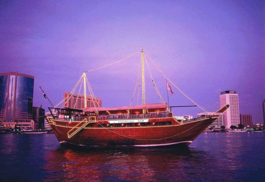 Dubai Creek Luxury Dinner Dhow Cruise - Image 8